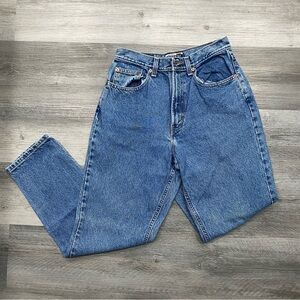 463 Vintage GAP Denim Classic Fit High Rise Mom Jeans Ankle Length Blue Size 8